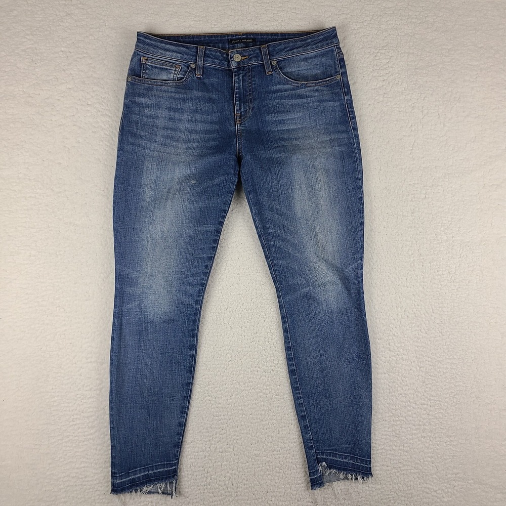 Lucky Brand Jeans Womens 12/31A Lolita Low‎ Rise Skinny Medium Wash Blue GC